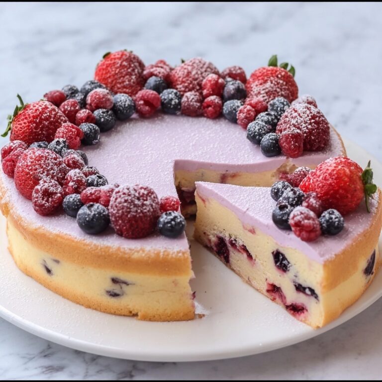 Berry Layered Mousse Cake Recipe