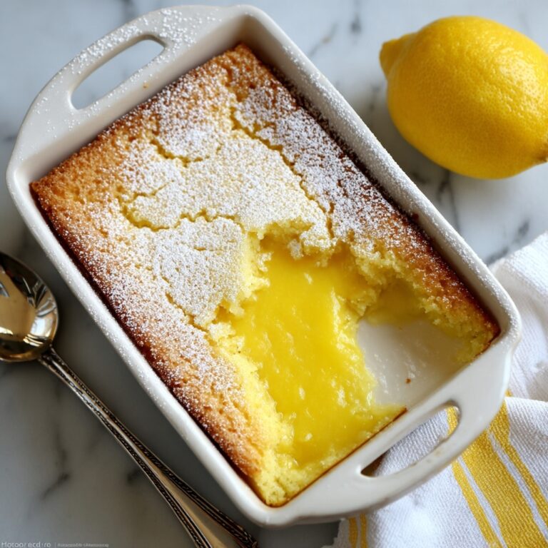 Magic Lemon Cobbler Recipe