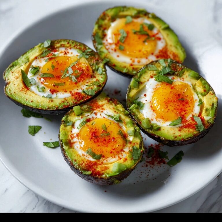 Air Fryer Avocado Eggs Recipe