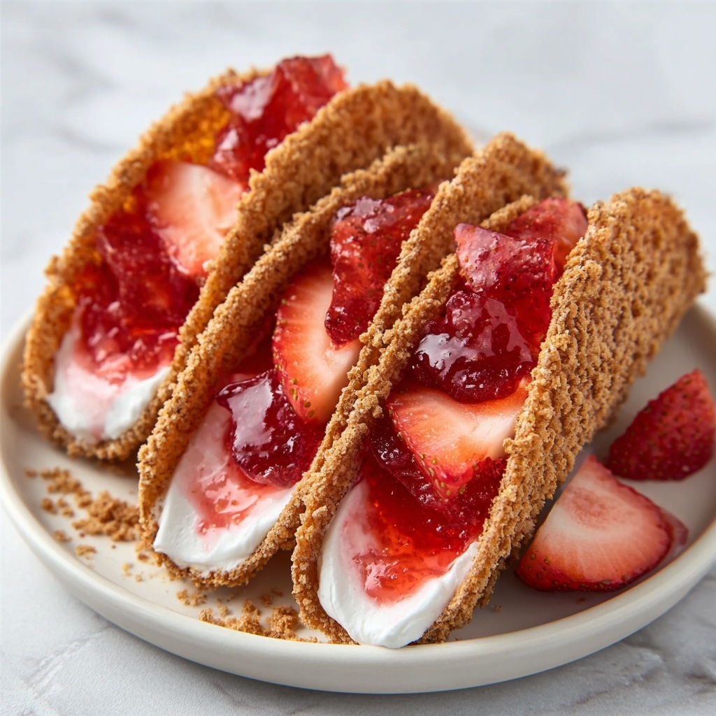 Strawberry Cheesecake Tacos Recipe - Recipe Image
