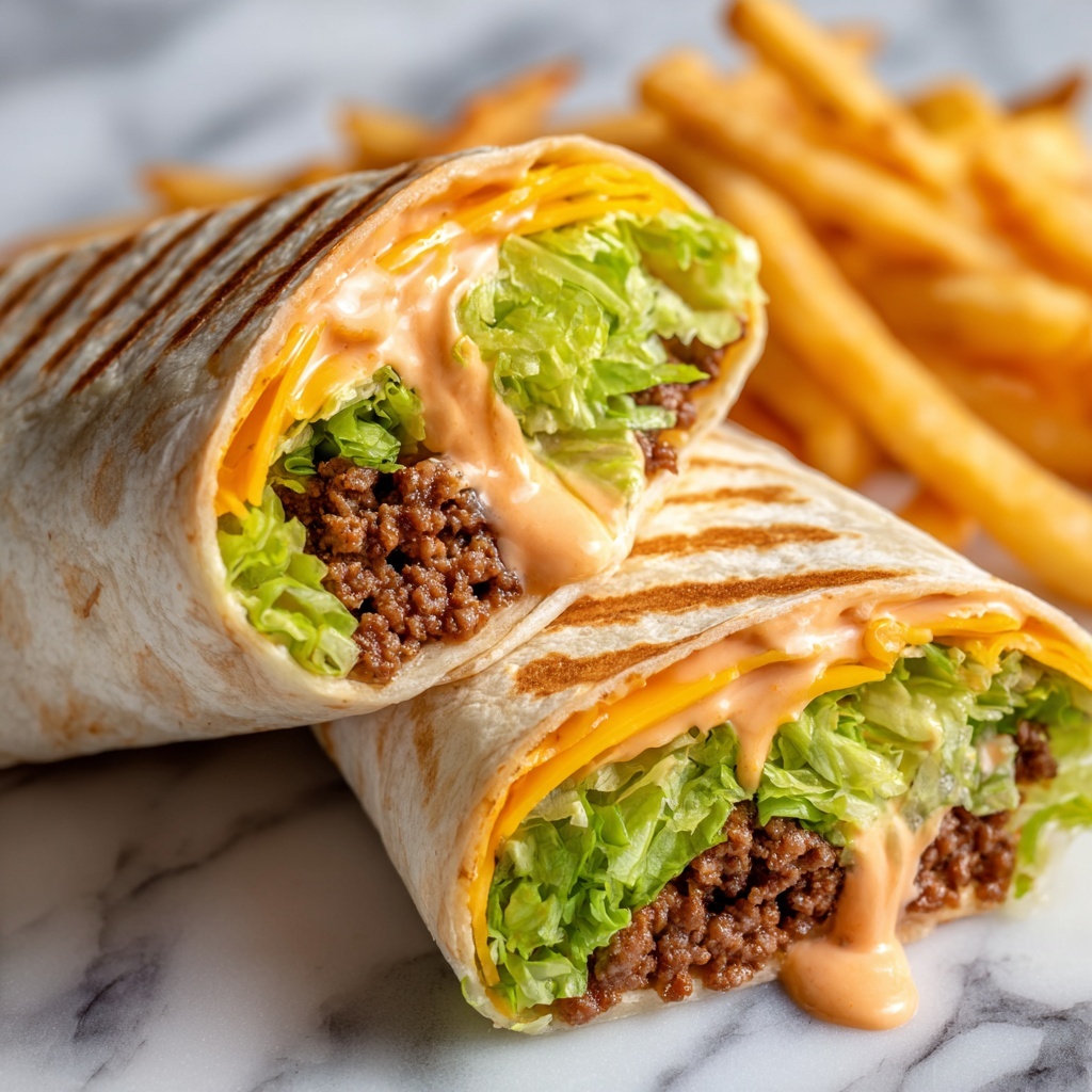 Big Mac Wraps Recipe - Recipe Image