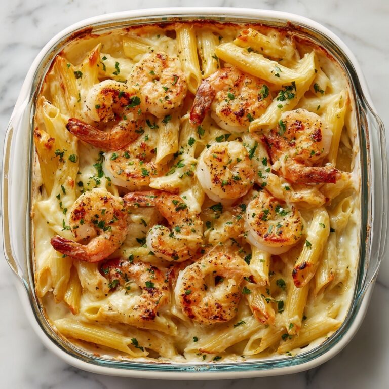 Shrimp Scampi Pasta Bake Recipe