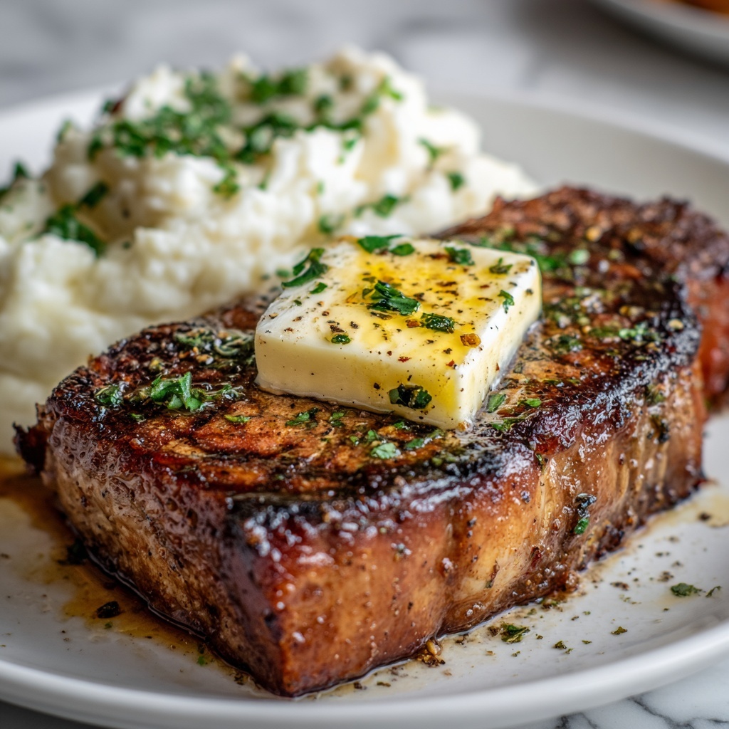 Marinated Air Fryer Ribeye Steak Recipe - Recipe Image