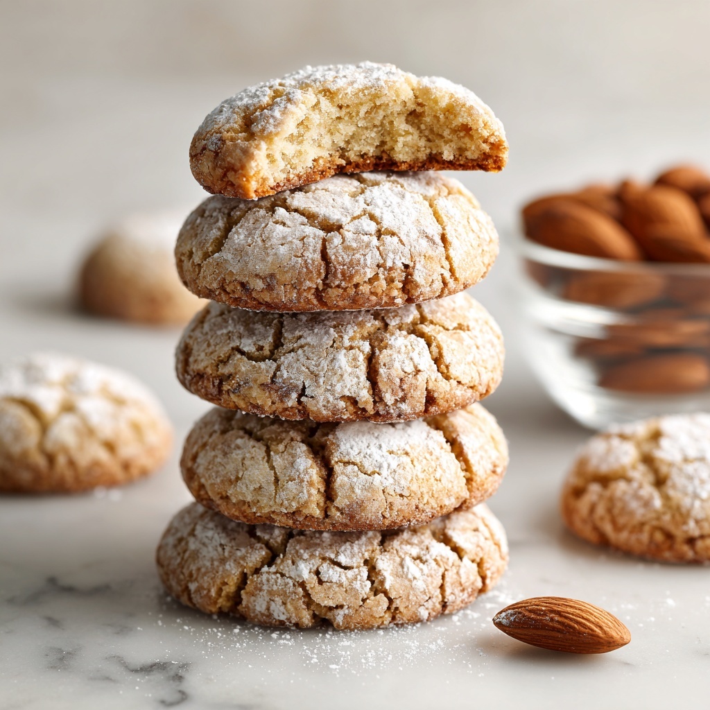 Easy Italian Almond Cookies (Amaretti) Recipe - Recipe Image