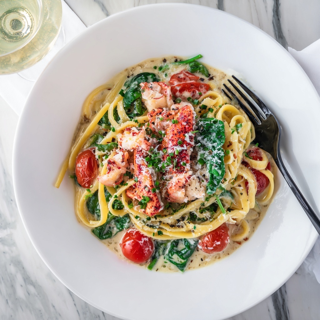 Creamy Tuscan Lobster Pasta Recipe - Recipe Image