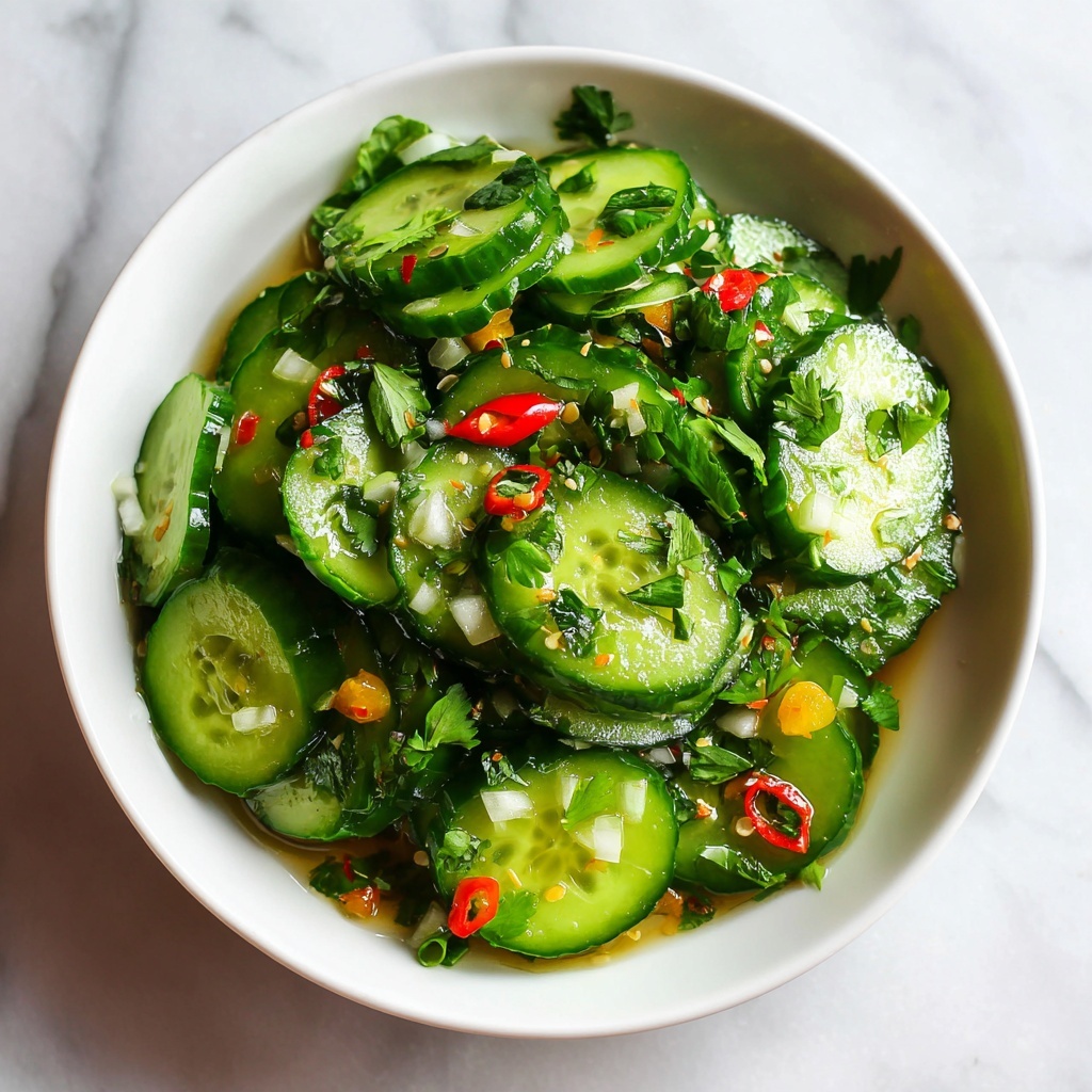 Mexican-Style Pickled Cucumbers Recipe - Recipe Image
