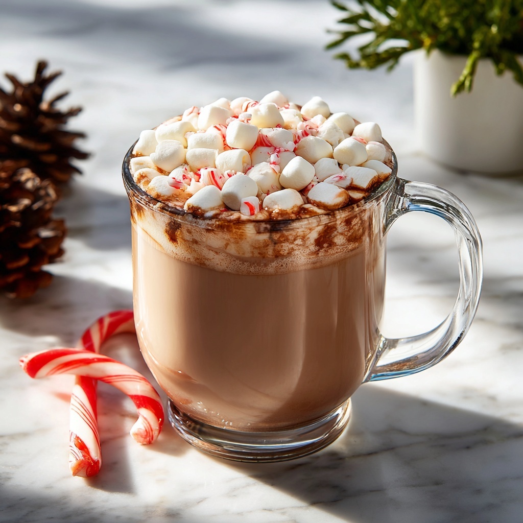 Christmas Eve Creamy Crockpot Hot Chocolate Recipe - Recipe Image