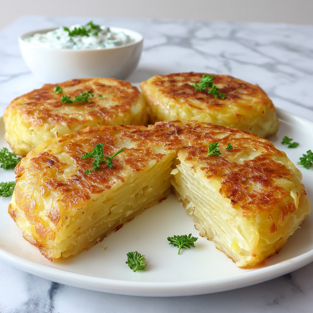 Crispy Cheesy Hash Browns Recipe - Recipe Image