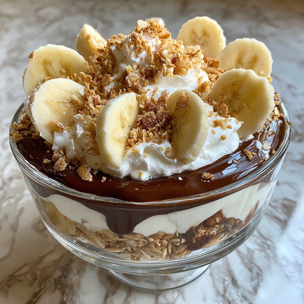 Chocolate Banana Pudding Fluff Recipe - Recipe Image