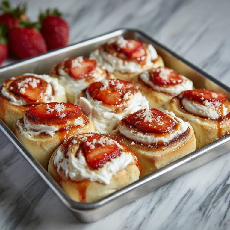 Strawberry Cheesecake Cinnabon Rolls Recipe