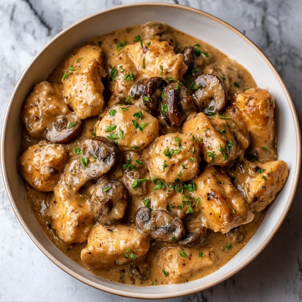Epic Creamy Chicken Mushroom Stroganoff Recipe - Recipe Image