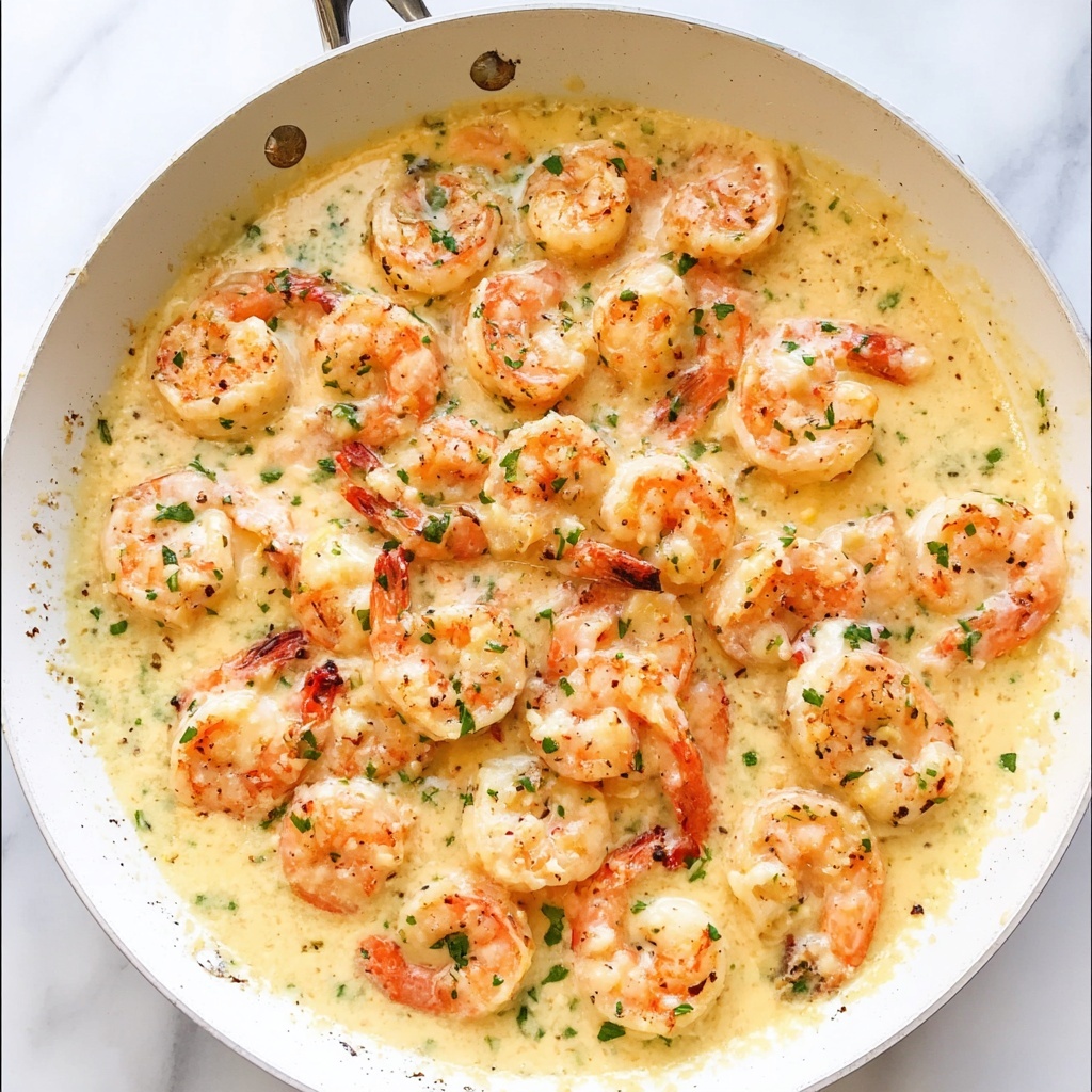 Creamy Garlic Parmesan Shrimp Recipe - Recipe Image