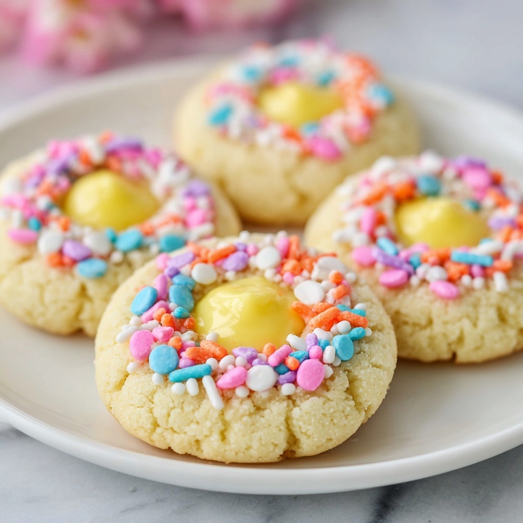 Easter Thumbprint Cookies Recipe - Recipe Image