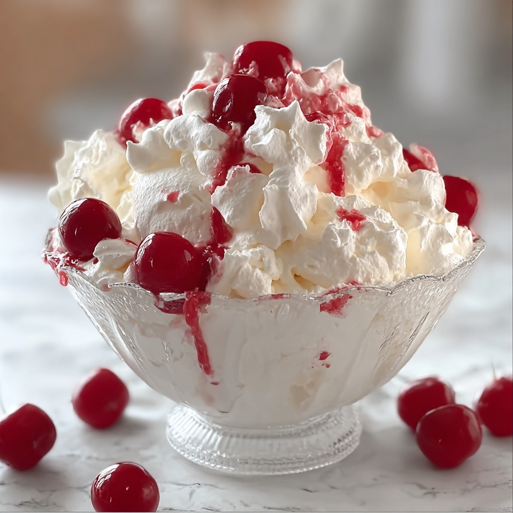 Cherry Cheesecake Fluff Recipe - Recipe Image