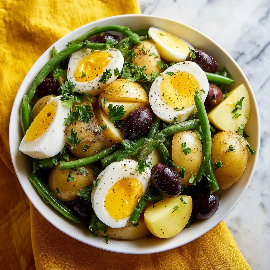 French-Style Potato and Green Bean Salad Recipe - Recipe Image