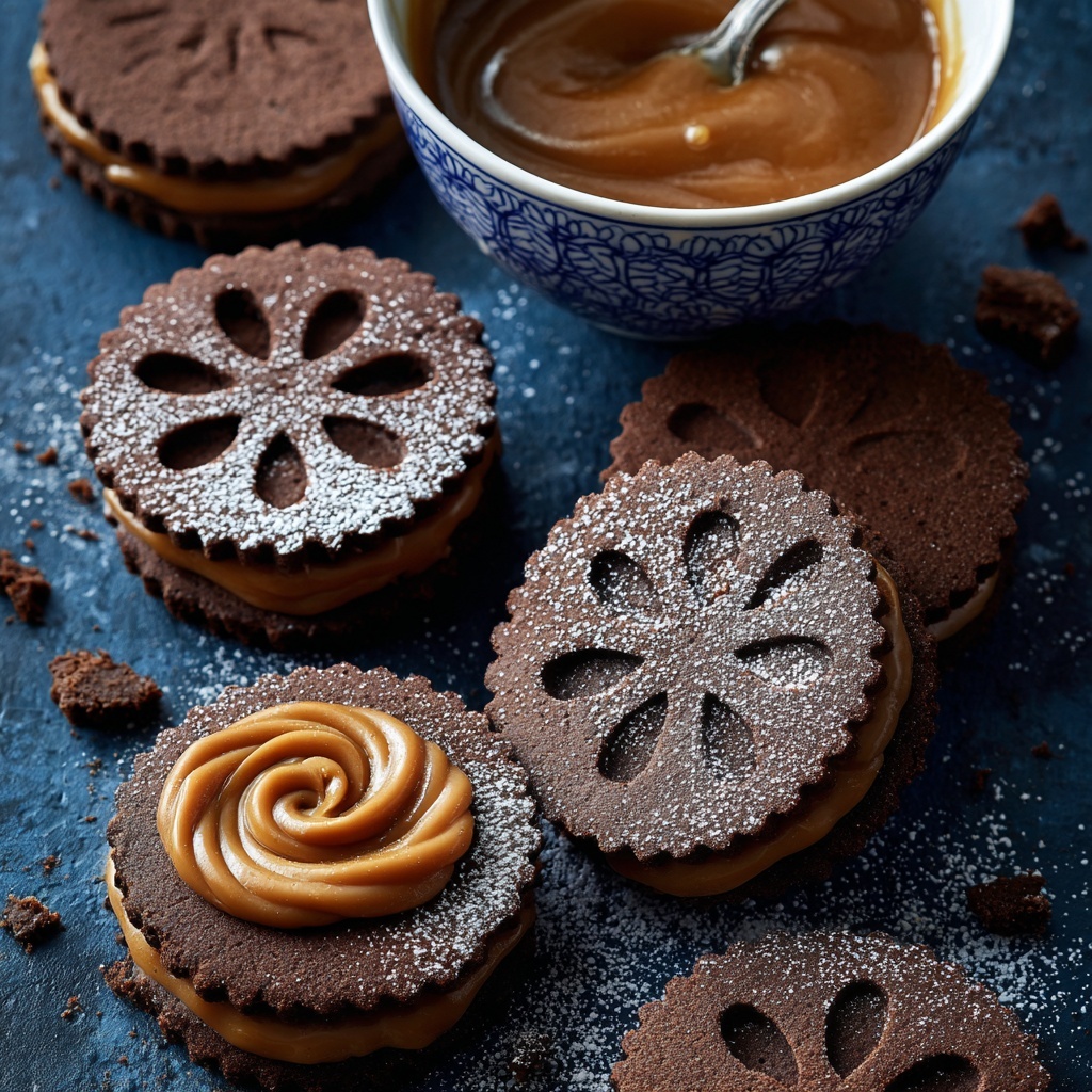 Dulce de Leche Linzer Cookies Recipe - Recipe Image