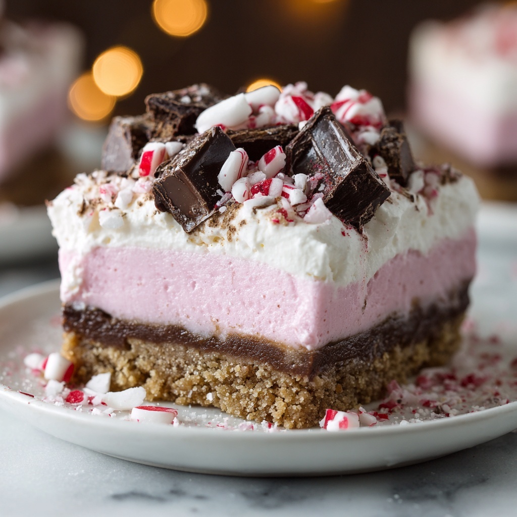 Decadent Layers of Chocolate and Peppermint Bliss Recipe - Recipe Image