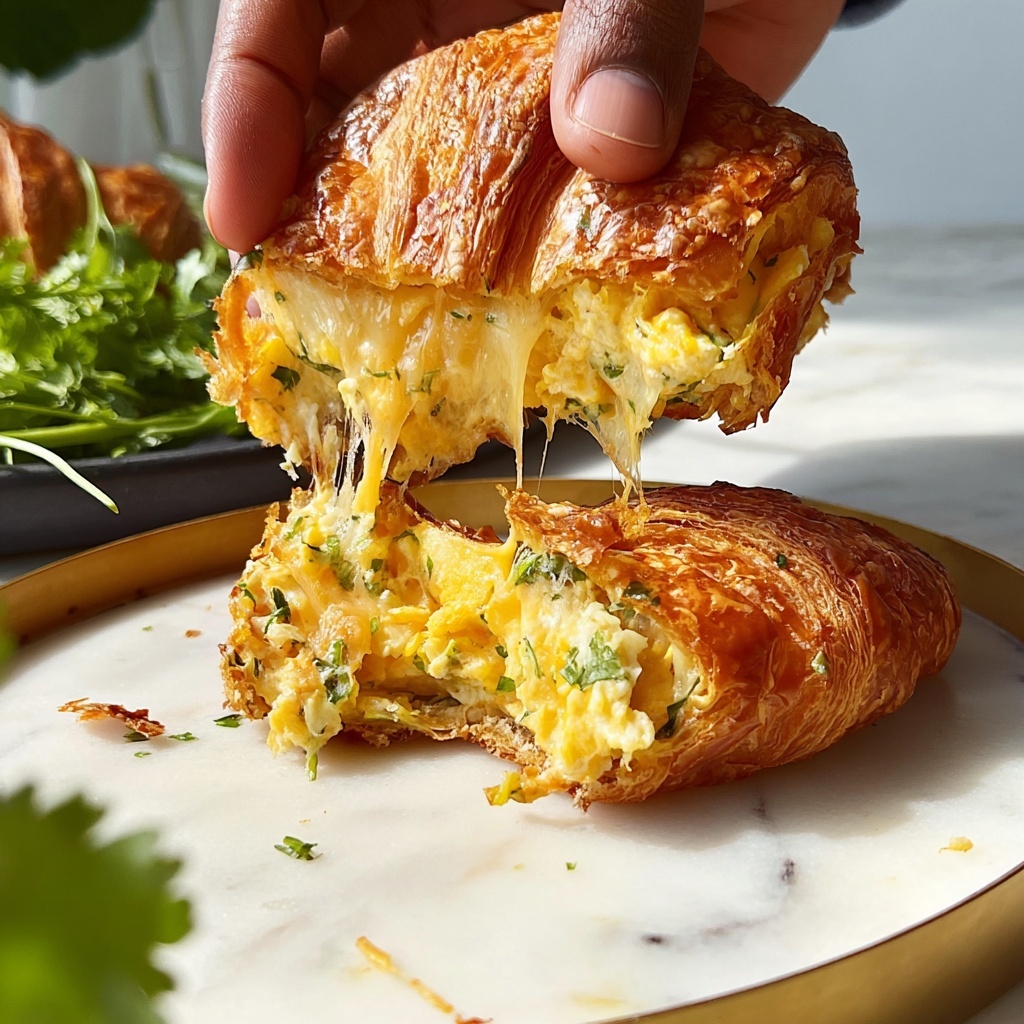 Buffalo Chicken Dip Croissants Recipe - Recipe Image