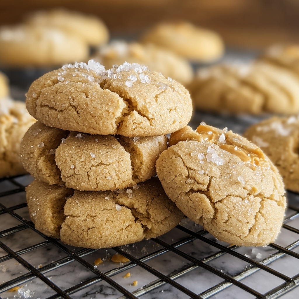 Gourmet Thick Peanut Butter Cookies Recipe - Recipe Image