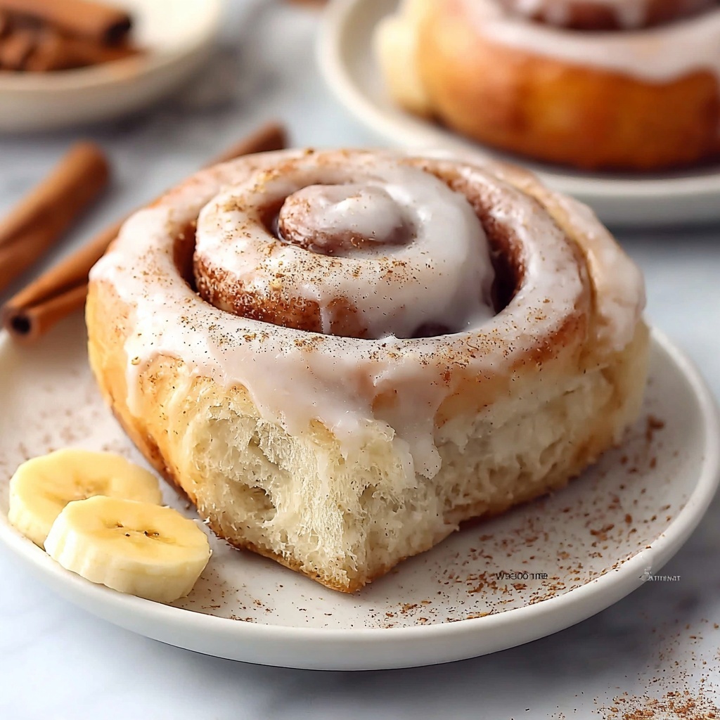 Banana Bread Cinnamon Rolls: A Delicious Twist on a Classic Treat Recipe - Recipe Image