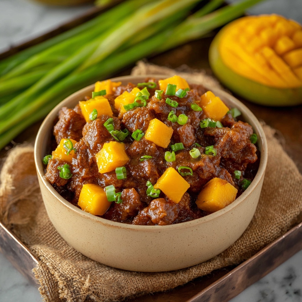 Chinese-Style Mango Chicken Stir-Fry Recipe - Recipe Image