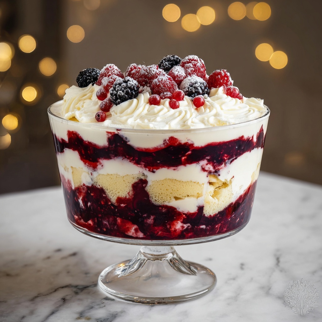 Mixed Berry Trifle Recipe - Recipe Image