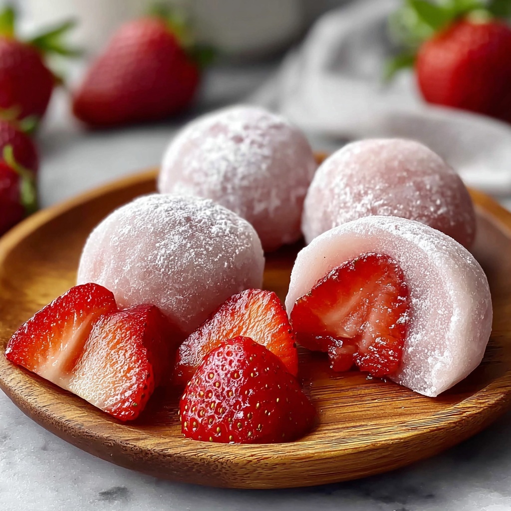 Strawberry Mochi Recipe - Recipe Image