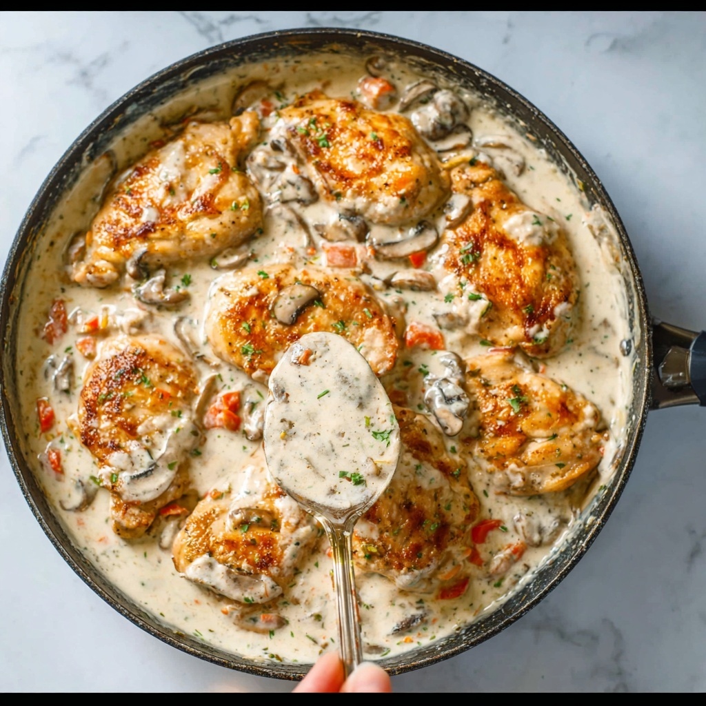 Chicken Thighs in Creamy Garlic Parmesan Sauce Recipe - Recipe Image
