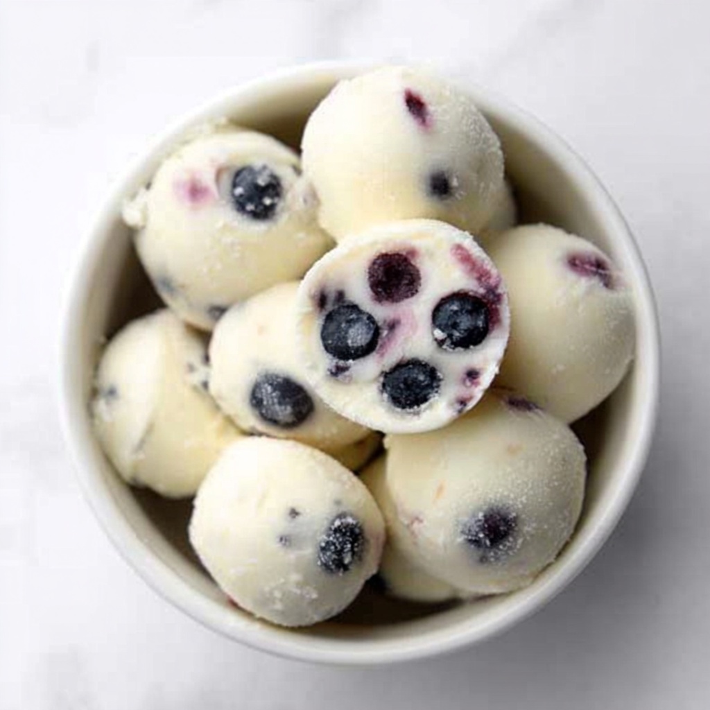 Frozen Yogurt Dipped Blueberries Recipe - Recipe Image