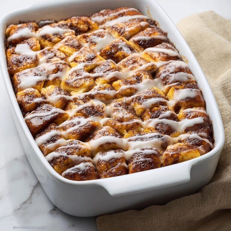 Dessert Cinnamon Roll Casserole Recipe