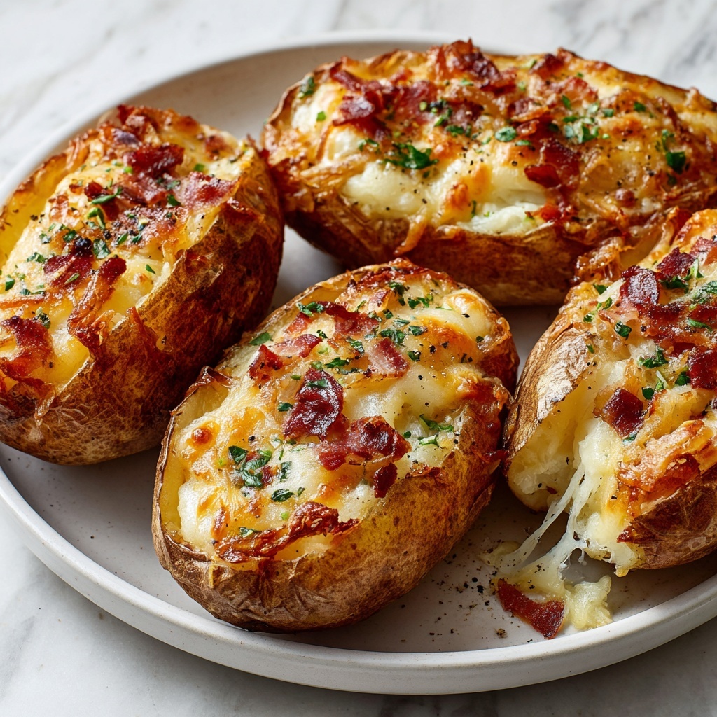 French Onion Baked Potatoes Recipe - Recipe Image