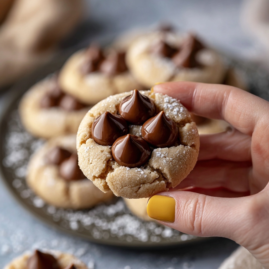 Bear Paw Peanut Butter Blossom Cookies Recipe - Recipe Image
