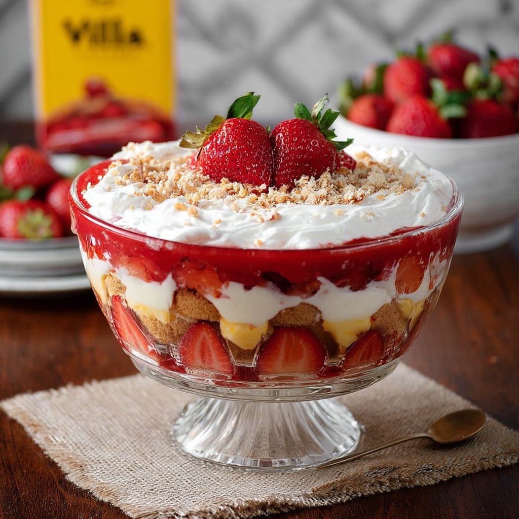 Strawberry Pudding Recipe - Recipe Image