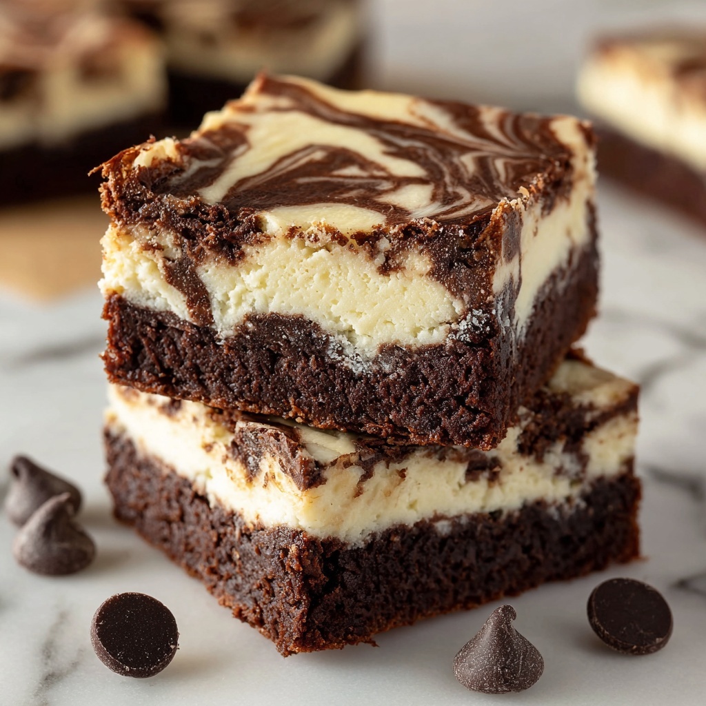Cream Cheese Brownies Recipe - Recipe Image