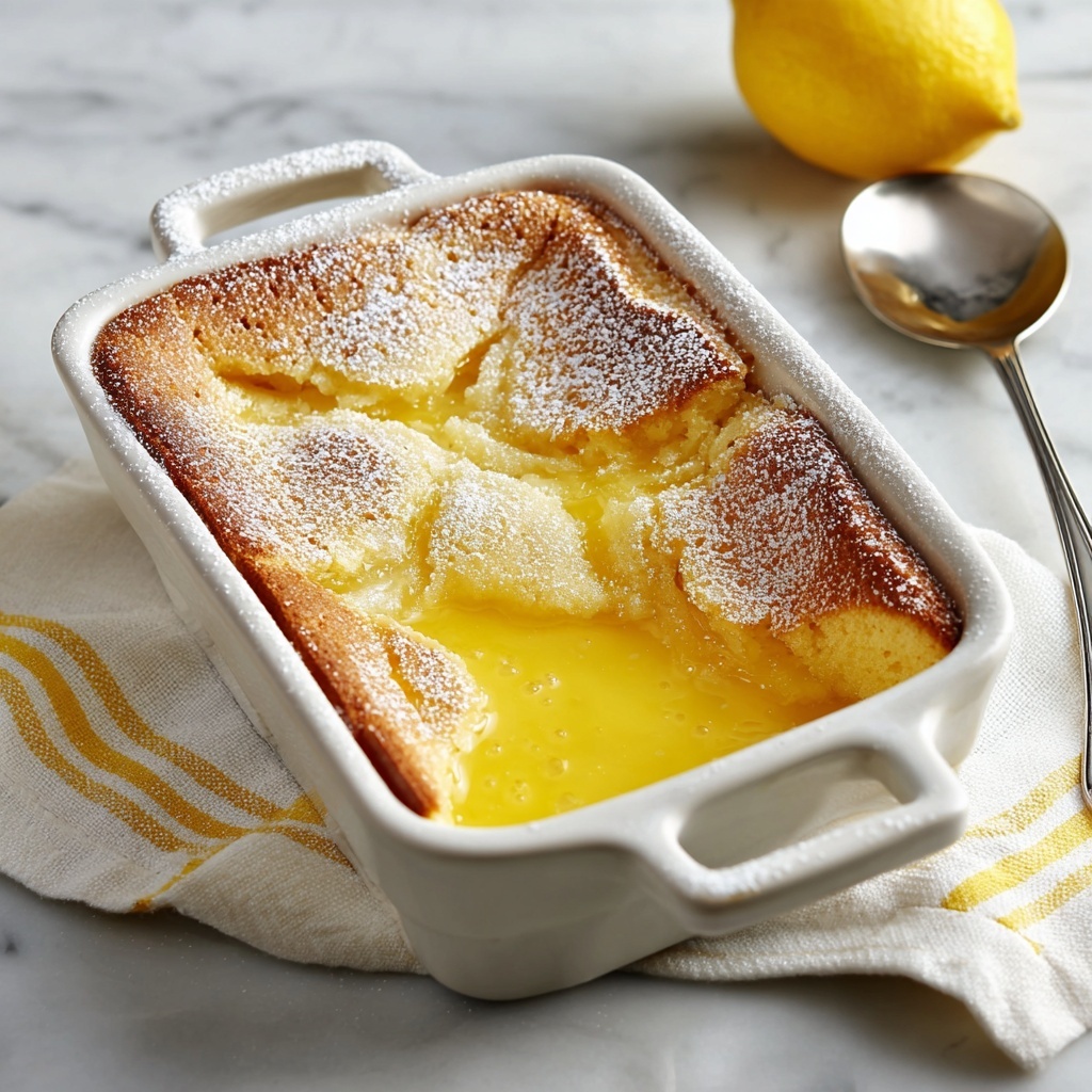 Magic Lemon Cobbler Recipe - Recipe Image