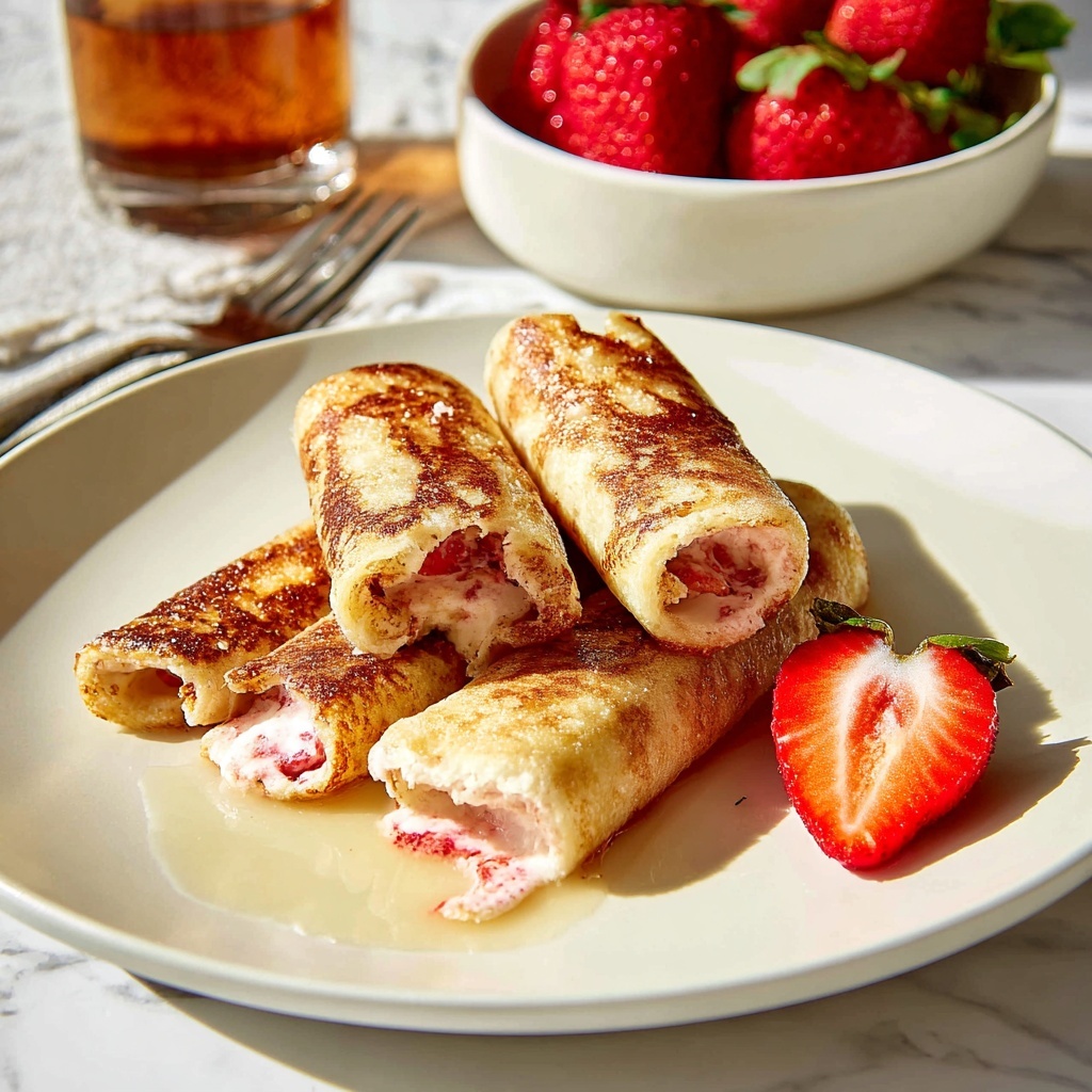 Strawberry French Toast Roll-Ups Recipe - Recipe Image