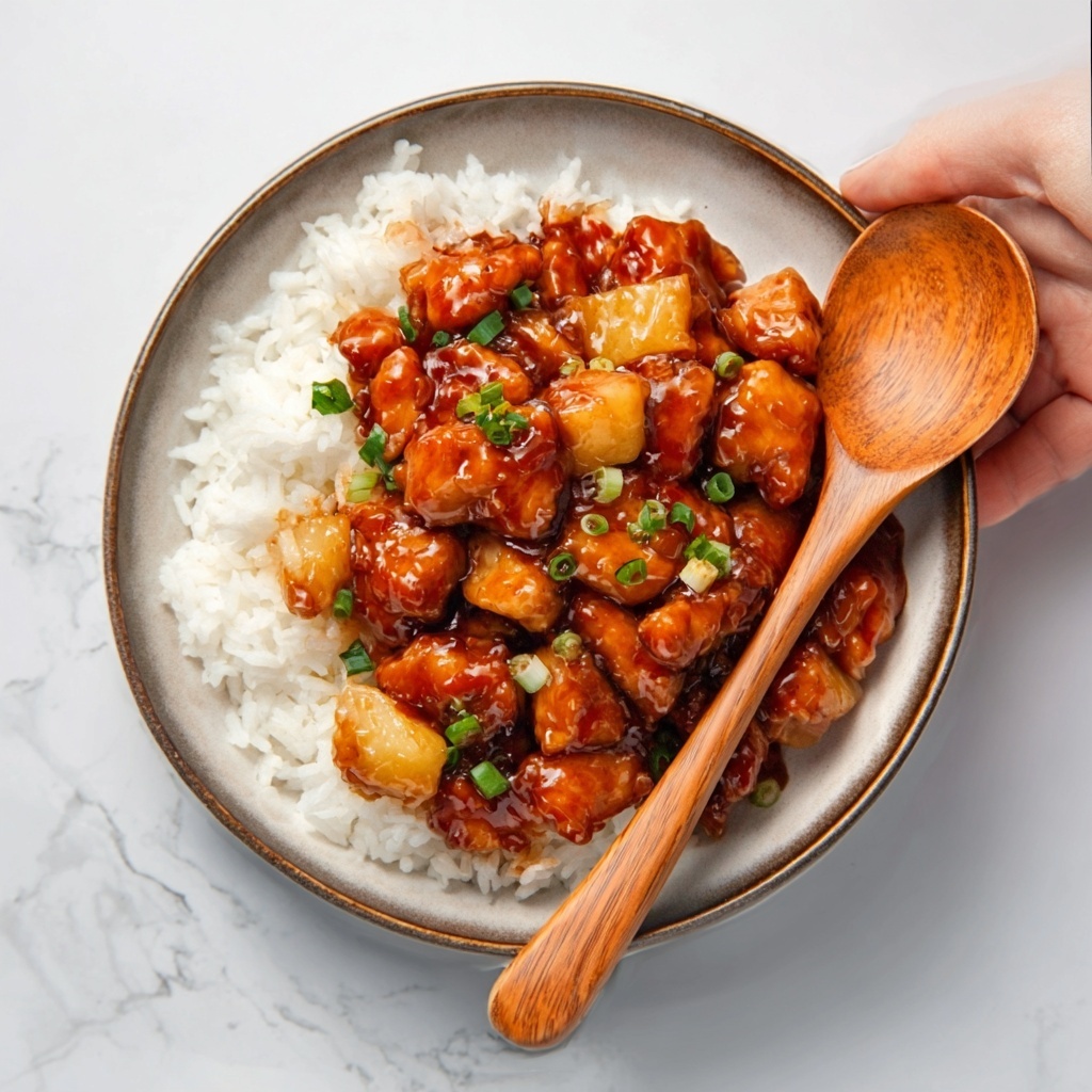 Sticky Pineapple Chicken Recipe - Recipe Image