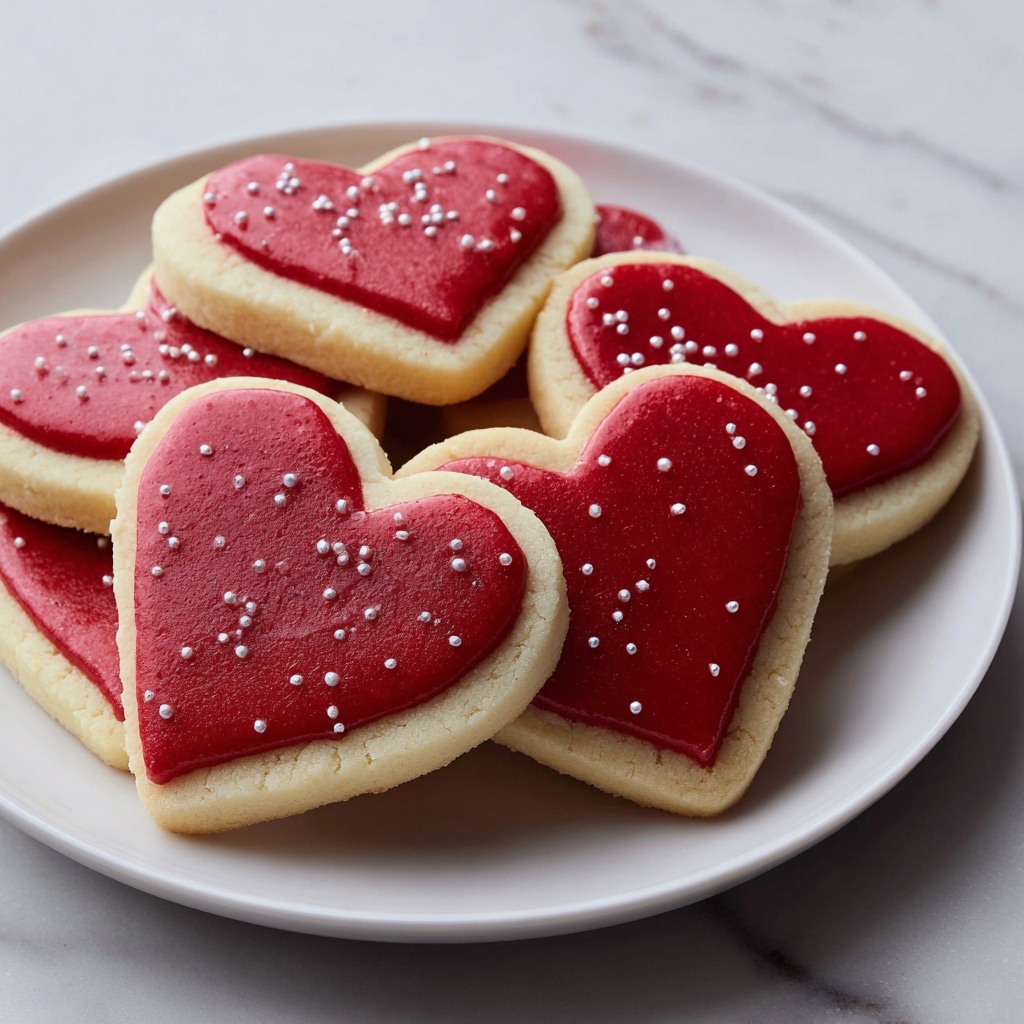 Slice and Bake Heart Cookies Recipe - Recipe Image