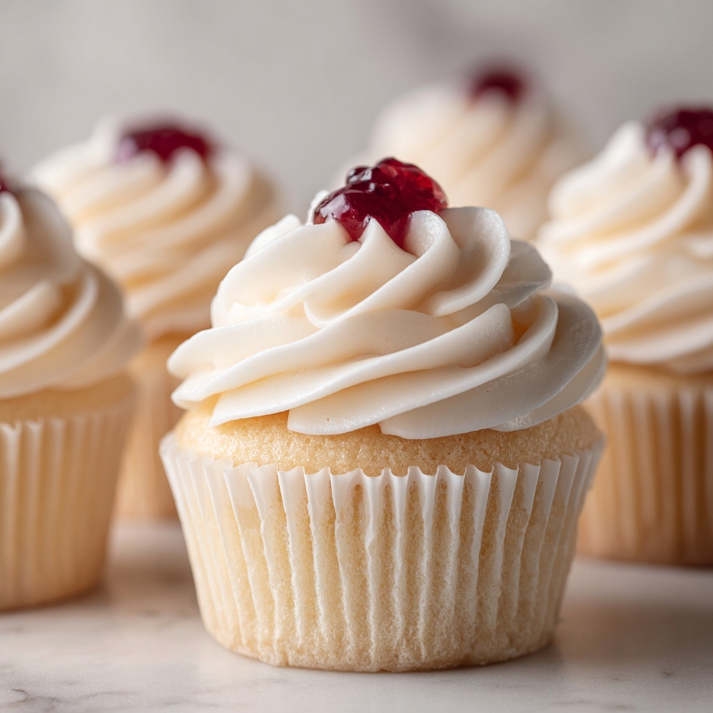 Easy Vanilla Cupcakes Recipe - Recipe Image