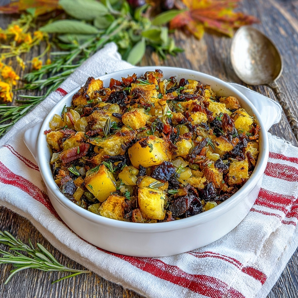 Prune and Potato Stuffing Recipe - Recipe Image