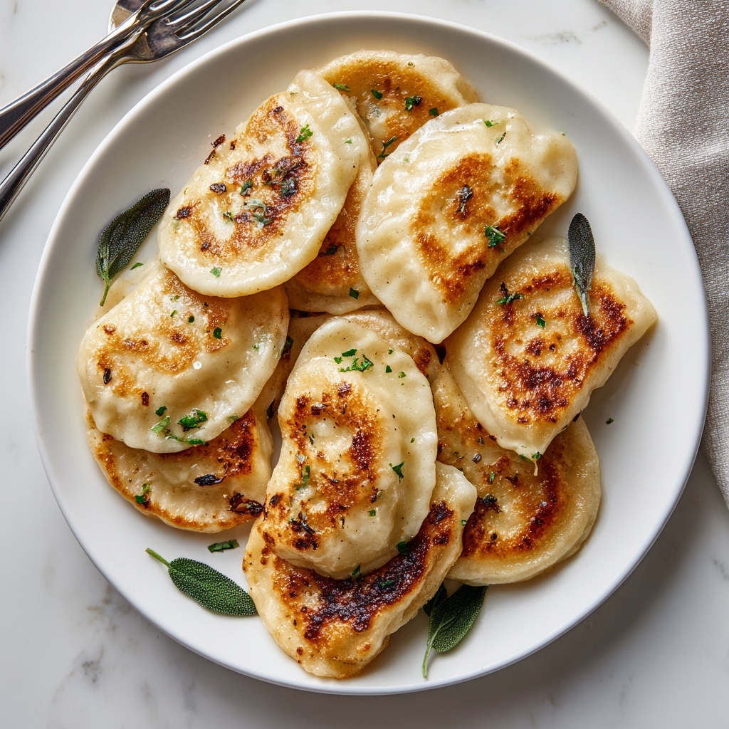 Roasted Butternut Squash Feta Pierogi Recipe - Recipe Image