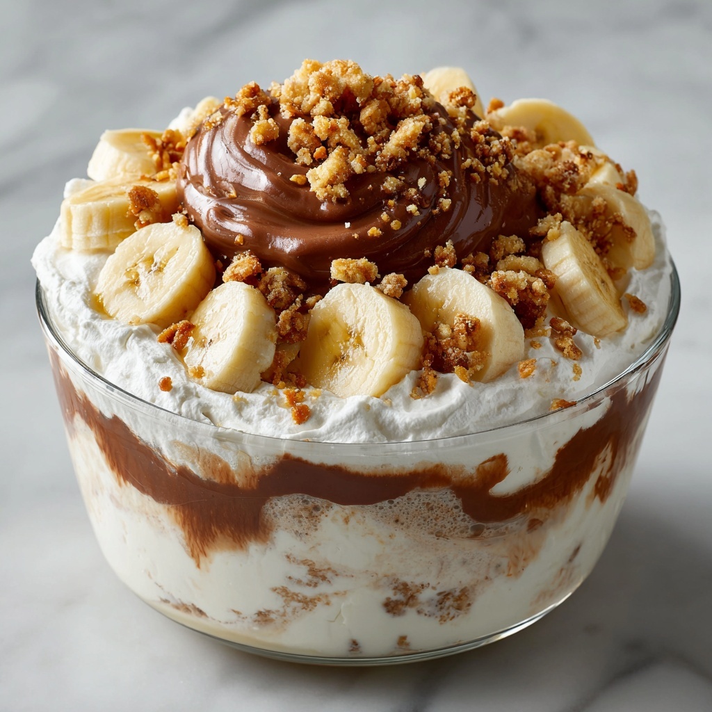 Chocolate Banana Pudding Fluff Recipe - Recipe Image