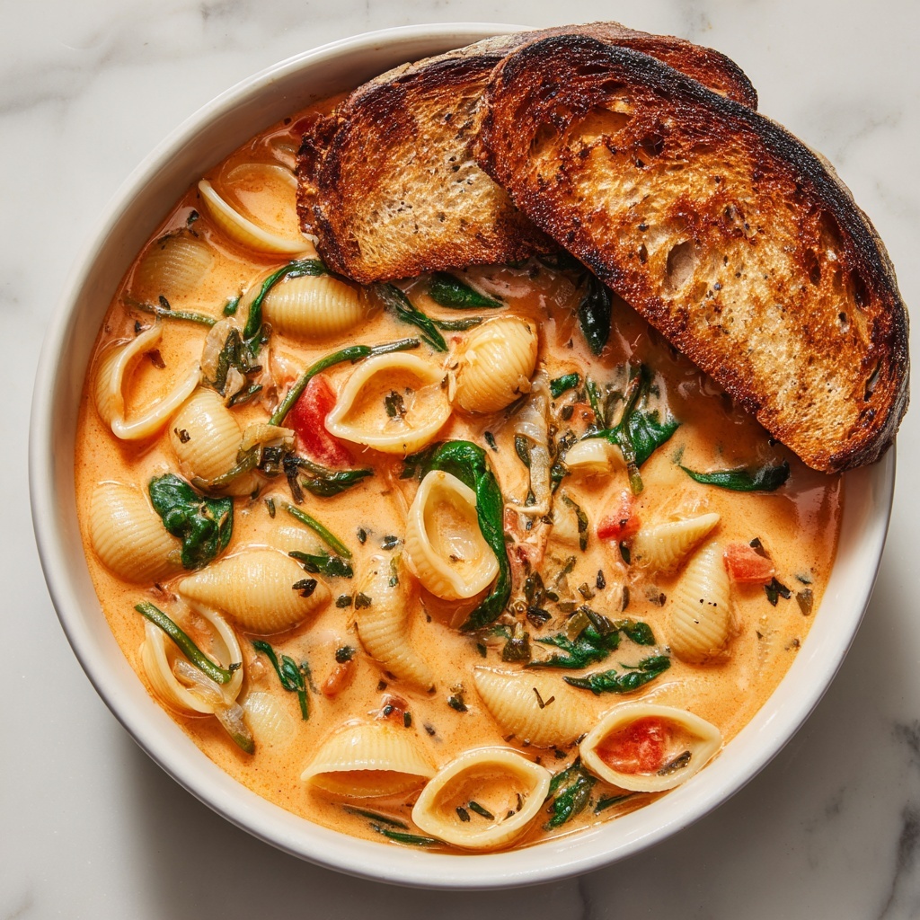 Creamy Tuscan Chicken Soup Recipe - Recipe Image