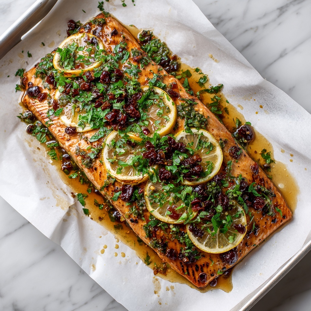 Christmas Baked Salmon Recipe - Recipe Image