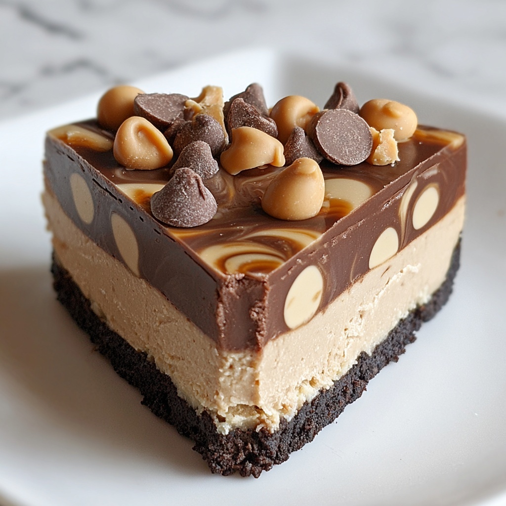 Peanut Butter Cup Pie Delight Recipe - Recipe Image