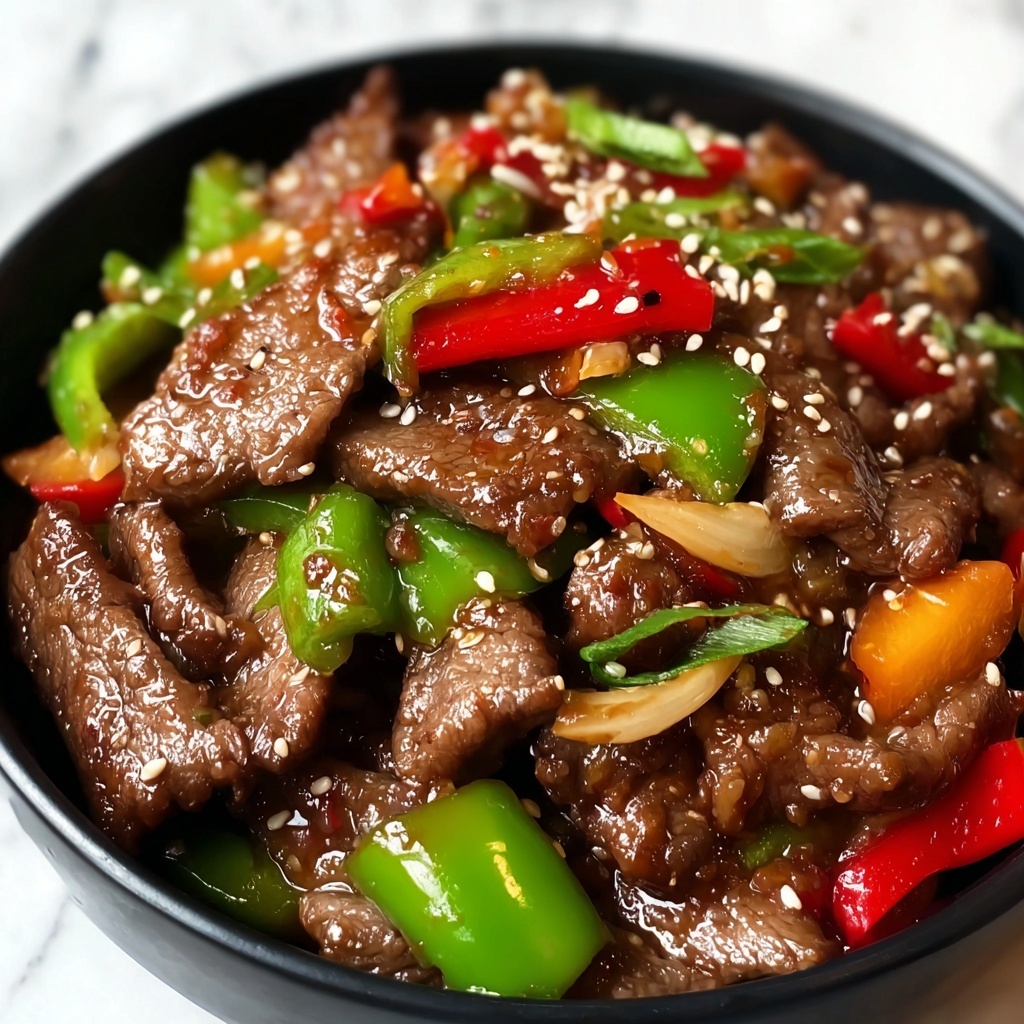 Easy Chinese Pepper Steak Recipe - Recipe Image