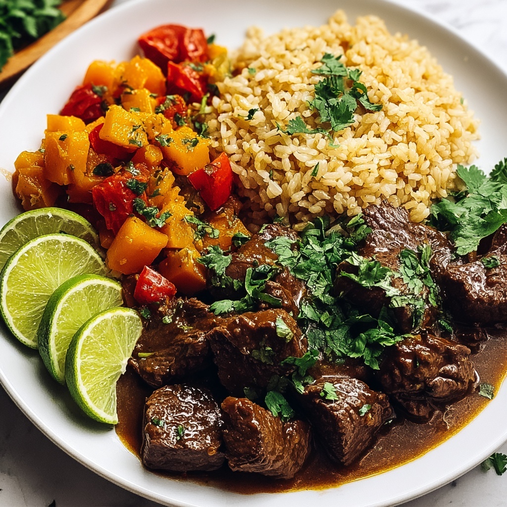 Carne Guisada (Braised Beef) Recipe - Recipe Image