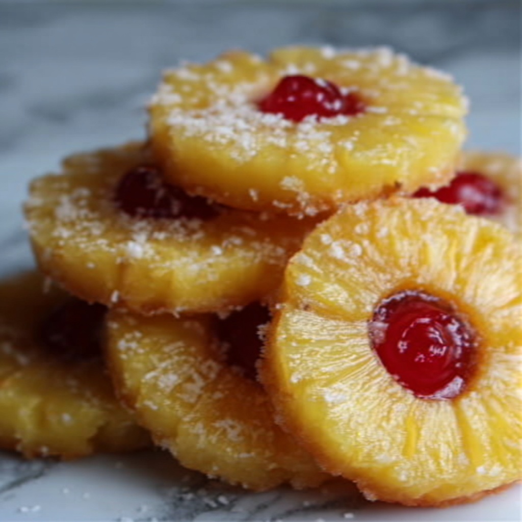 Pineapple Upside Sugar Cookies Recipe - Recipe Image