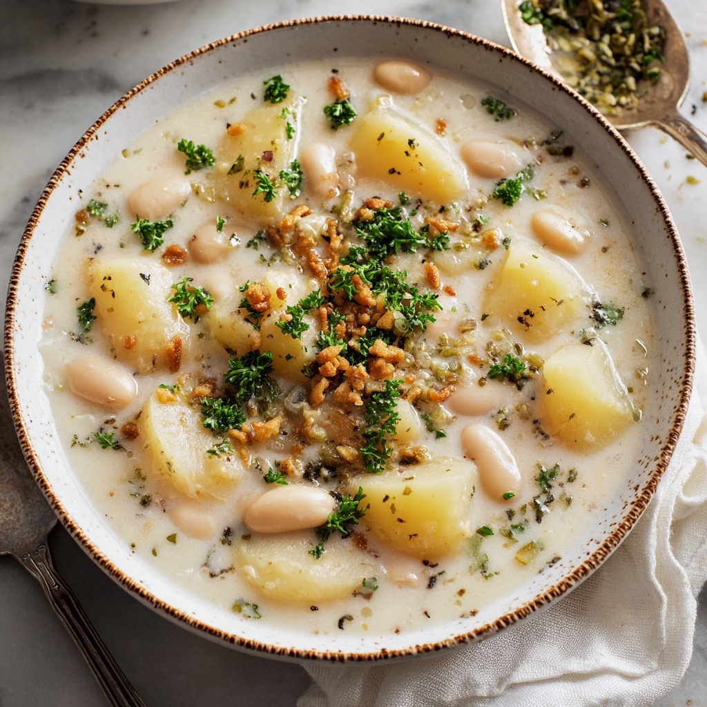 Potato and Bean Soup Recipe - Recipe Image