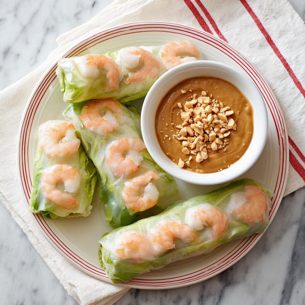 Vegetarian Spring Rolls with Peanut Dipping Sauce Recipe - Recipe Image